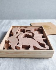 Деревяні іграшки Балансир Набір  Динозаврів 11 фігур