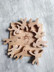 Розвиваюча дерев'яна іграшка балансир Круті мавпи