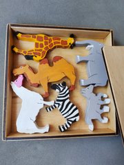 Балансир для дітей - іграшка Мешканці савани 6 тварин